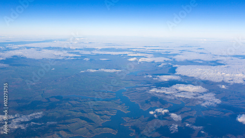 Arial view of Lake Burragorang, Australia