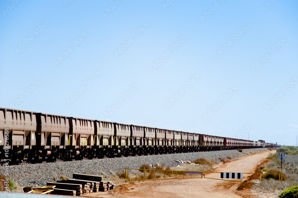 Iron Ore Train - Pilbara - Australia Iron Ore Train - Pilbara - Australia