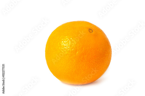 Orange fruit in white