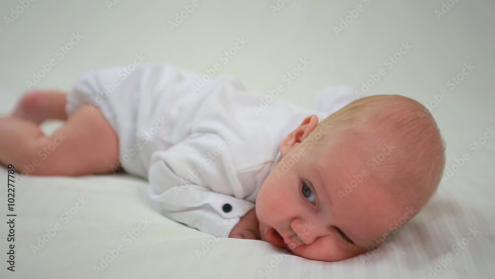 Caucasian child, little cute newborn baby boy kid toddler Caucasian child, little cute newborn baby boy kid toddler