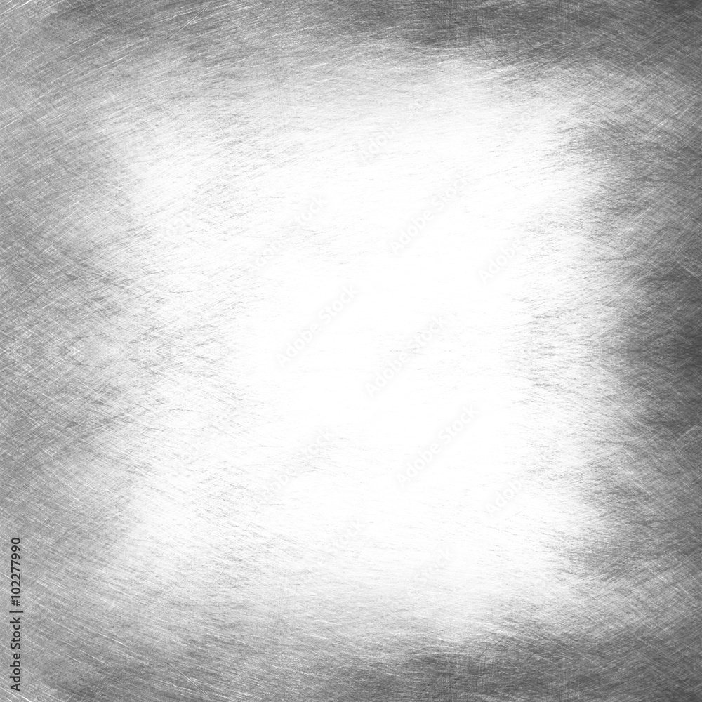 Fototapeta premium Sheet metal silver solid black background