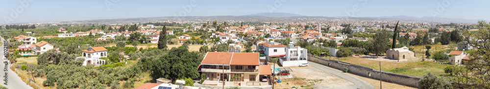Limassol city top view panorama. Cyprus.

