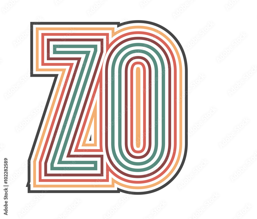 ZO Initial Retro Logo company Outline. vector identity ZO Initial Retro Logo company Outline. vector identity