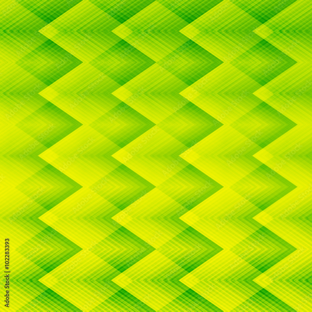 zigzag green light pattern background