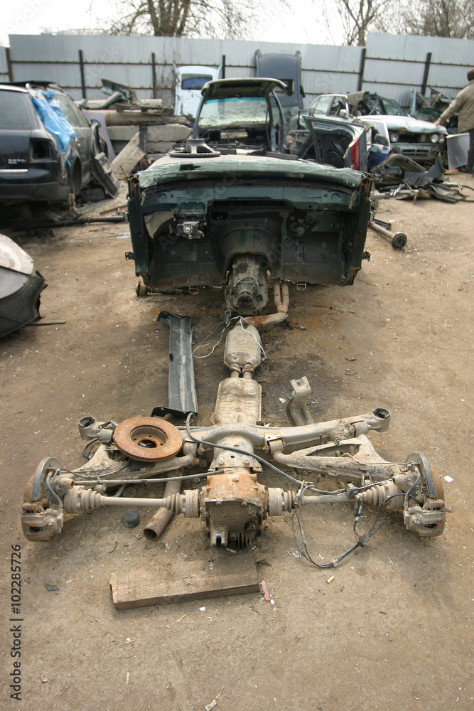 Fototapeta premium Junkyard