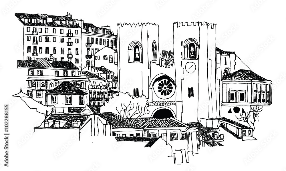 Obraz premium Se Cathedral in Lisbon