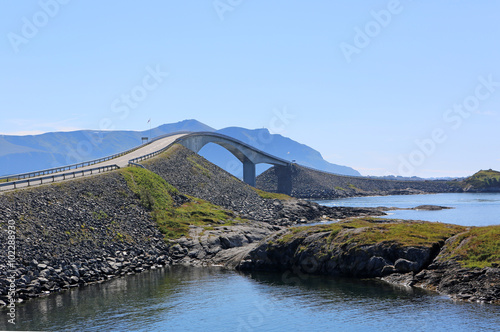 Atlantikstraße (Atlanterhavsvegen). Norwegen