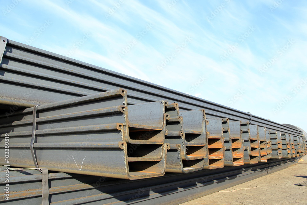 Fototapeta premium Channel steel