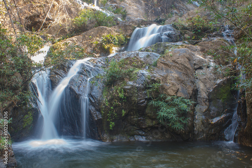 Thor Thip waterfall in thai national park