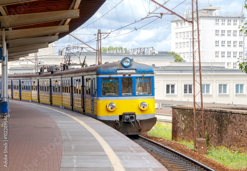 Gdansk. Passenger train.