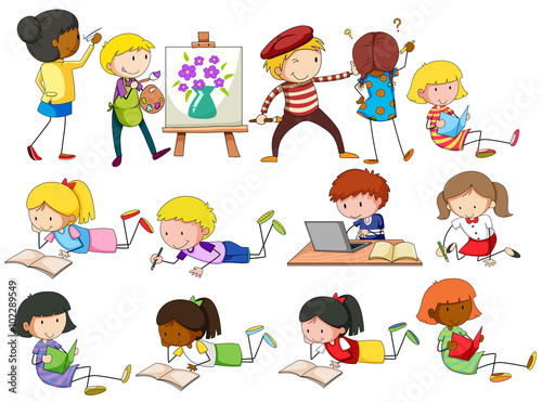 People doing different activities