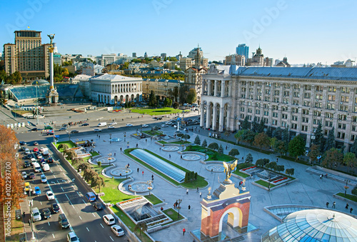 Kiev city center, Ukraine