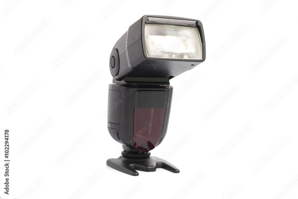 External Camera Flash Isolated On White Background Stock Photo Adobe Stock External Camera Flash Isolated On White Background Stock Photo Adobe Stock