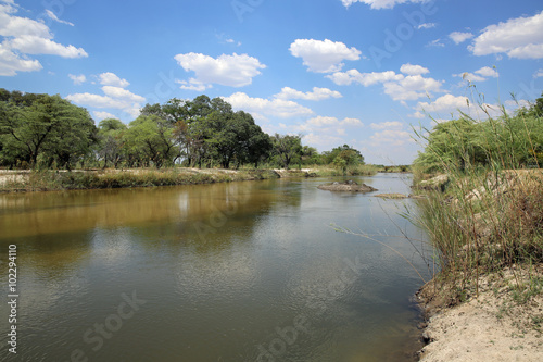 Okavango River in Namibia