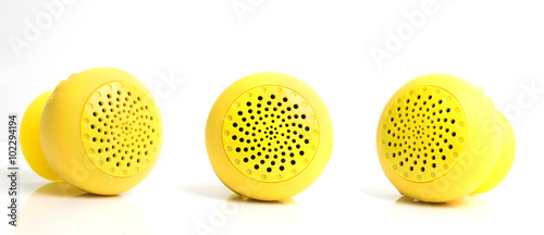 Fototapeta Bluetooth Speaker on white background
