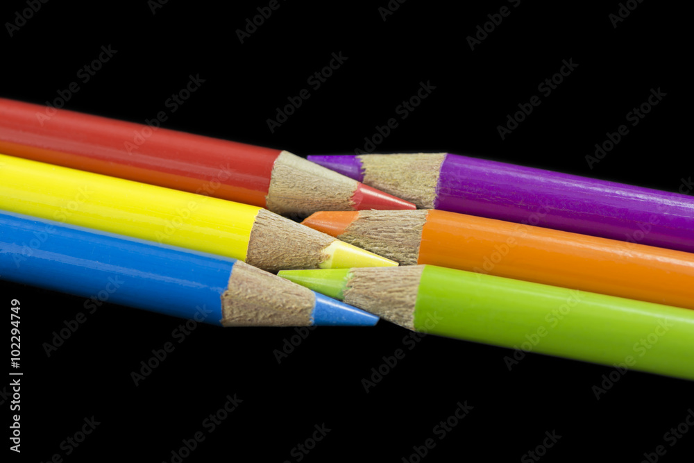 6 Primary and Secondary Coloured Pencils 6 Primary and Secondary Coloured Pencils