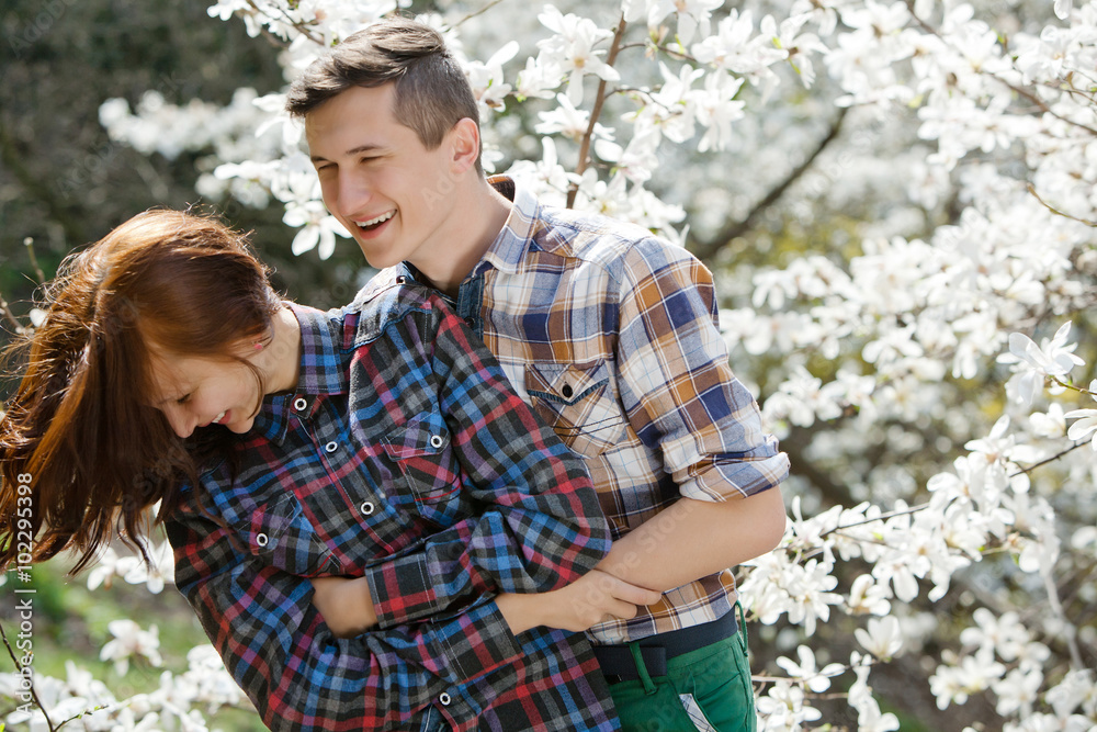 Fototapeta premium Young happy love