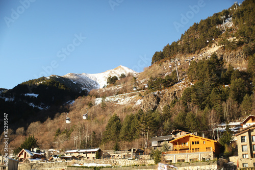 mountain landscape in Andorra