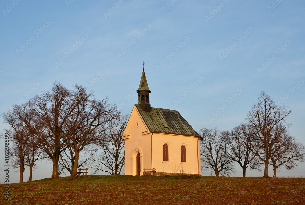 Beautiful little chapel. The Chapel of Mary Help of Christians (Europe - The city of Brno - Czech Republic) Beautiful little chapel. The Chapel of Mary Help of Christians (Europe - The city of Brno - Czech Republic)