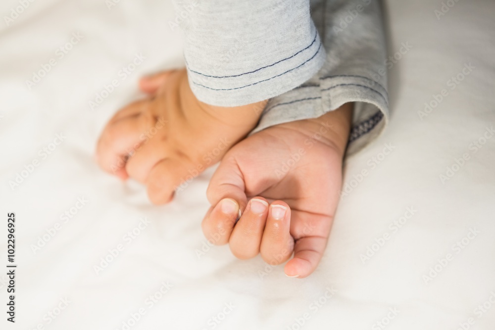 Hands of baby Hands of baby