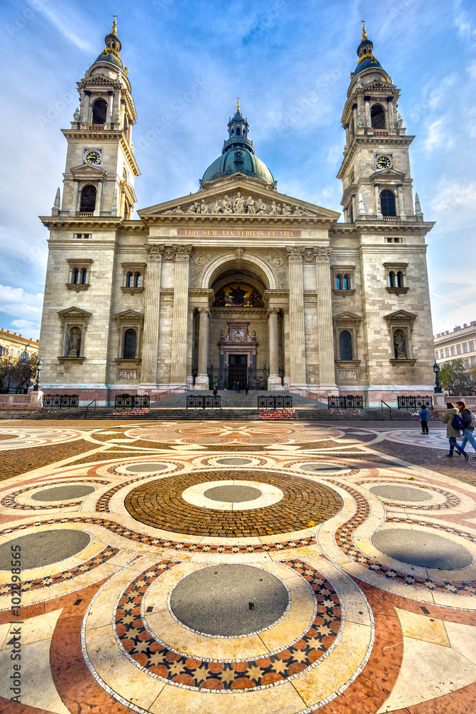 Budapest, St. Stephen’s Cathedral. Hungary