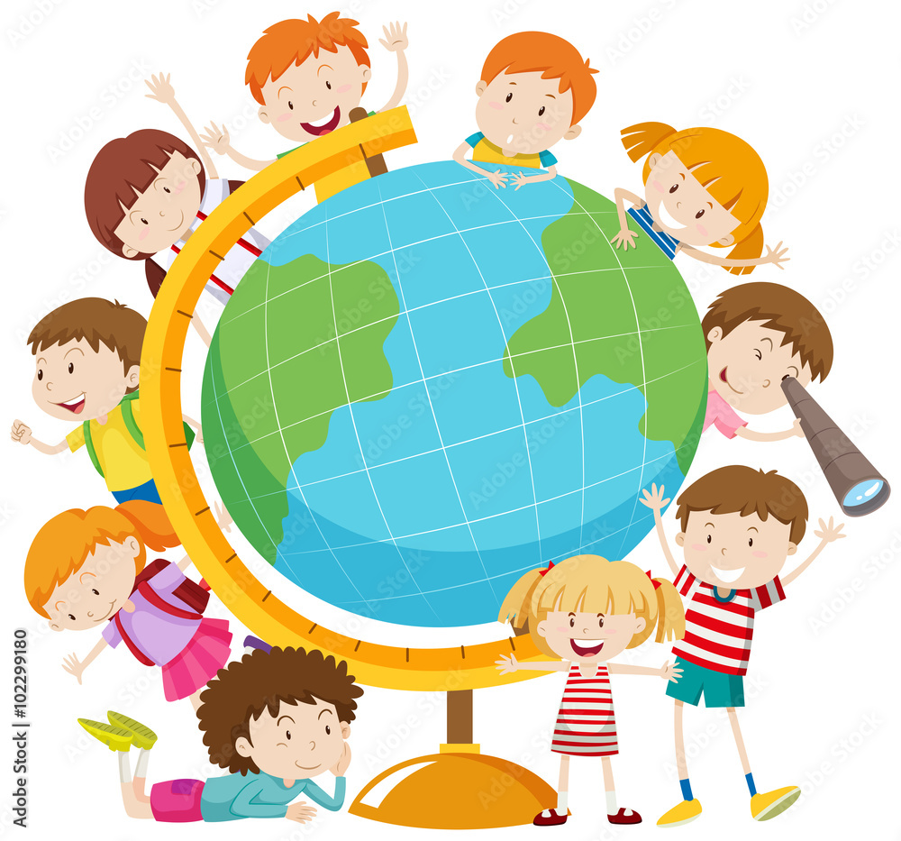 Children around the globe Children around the globe