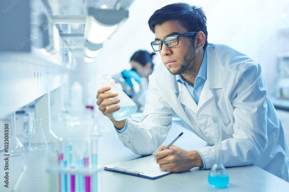 Scientist working Scientist working