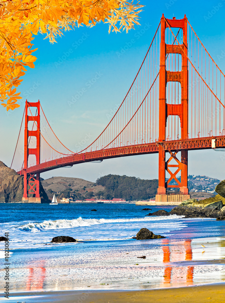 Fototapeta premium Golden Gate, San Francisco, California, USA.