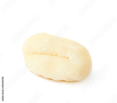 Gnocchi dough dumpling isolated