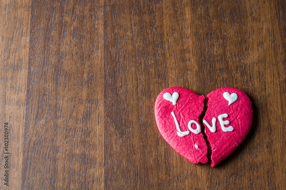 brocken heart cookie brocken heart cookie