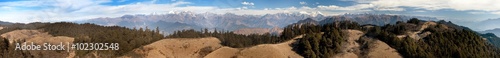 Panoramic view from Khaptad national park photo