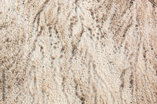 Sand surface after the rain