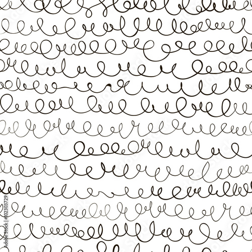 Doodle pattern. Wrapping paper.  Scrawl