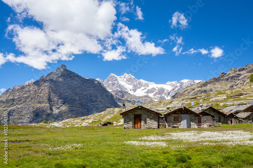 Valmalenco (IT) - Alpe Prabello con Bernina sullo sfondo