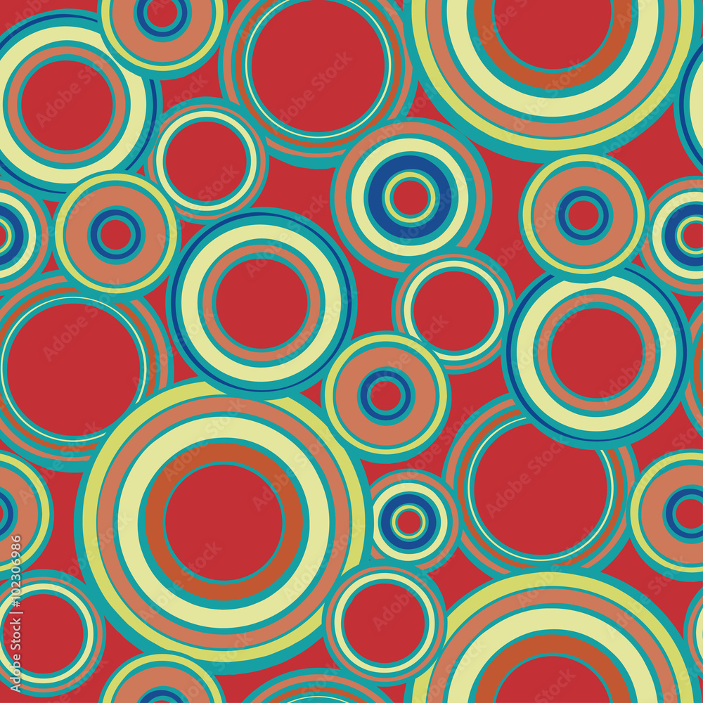 Abstract  seamless pattern circles  
