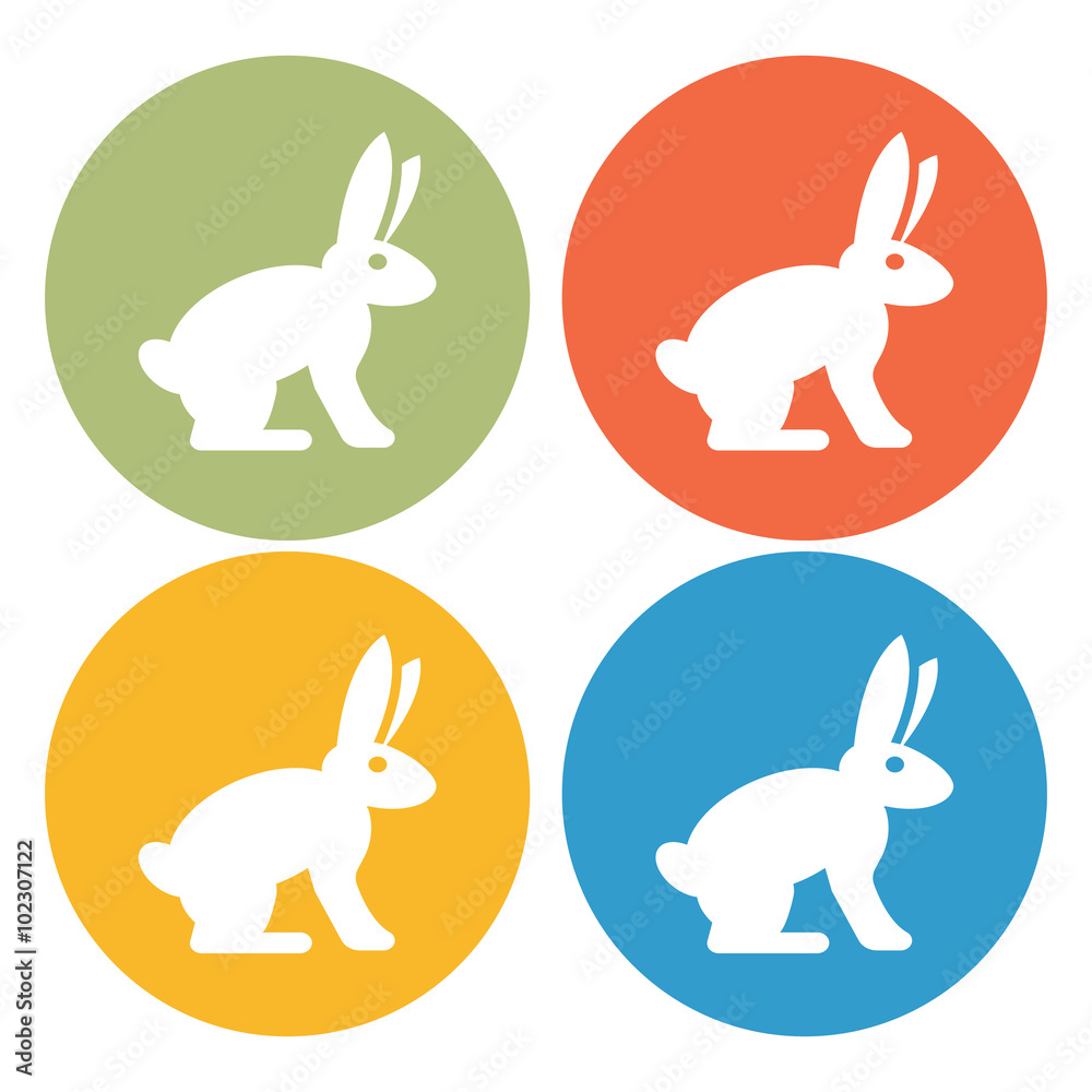 Obraz premium rabbit icon