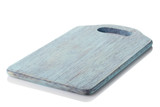 Blue wooden cutting board
