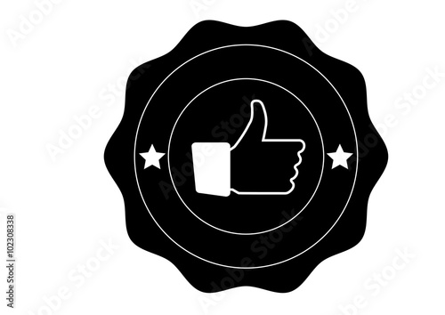 Social Media Stamp with banner