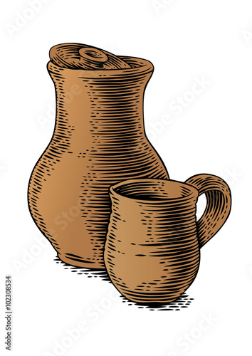 Stein and crock