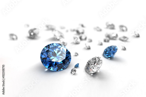 Saphire und Diamanten