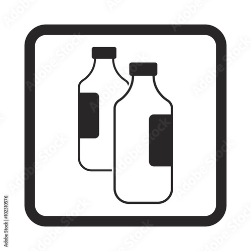 bottle of milk icon