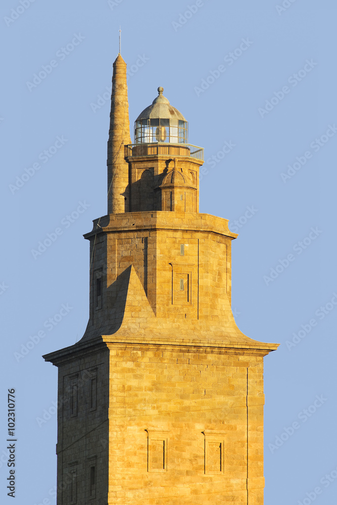 Hercules tower , Torre de Hercules, roman lighthouse , UNESCO world heritage