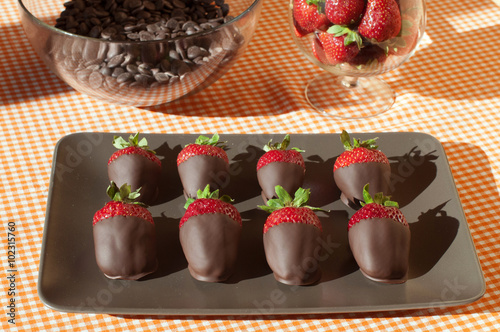 Chocolate strawberries