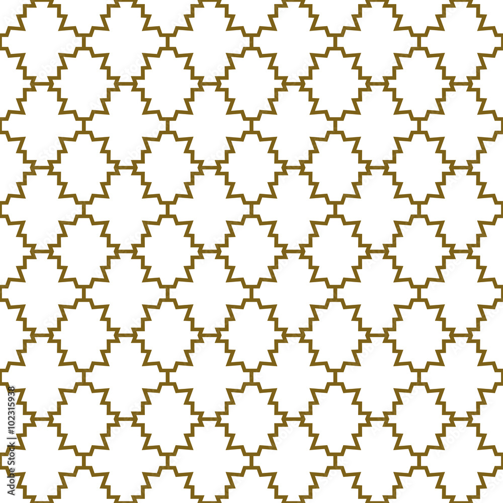 Geometric ornamental pattern - seamless. Geometric ornamental pattern - seamless.