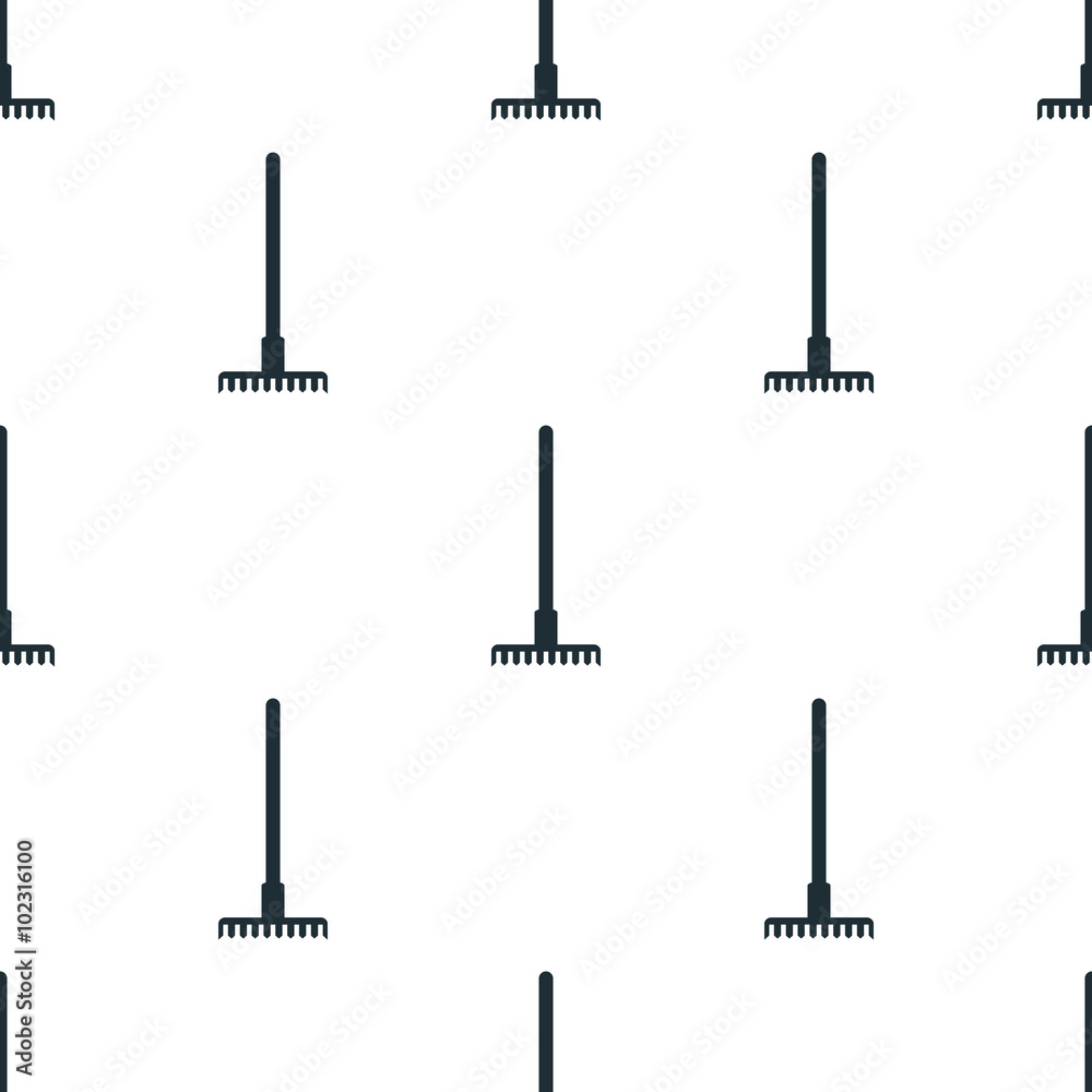 Obraz premium rake icon
