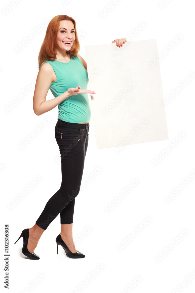 business woman hold card business woman hold card