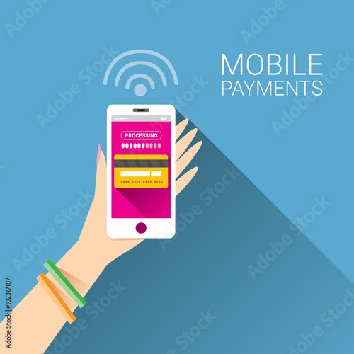 Flsmartphone processing of mobile payments 