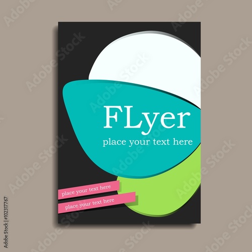Abstract Flyer. Cover Design.
