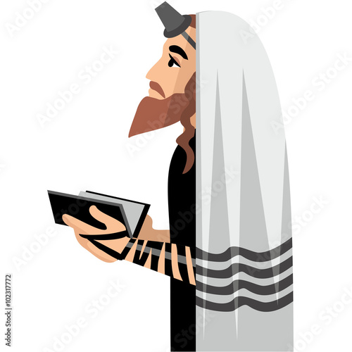 rthodox jew,hassid,rabbi,with Payot and Kippah