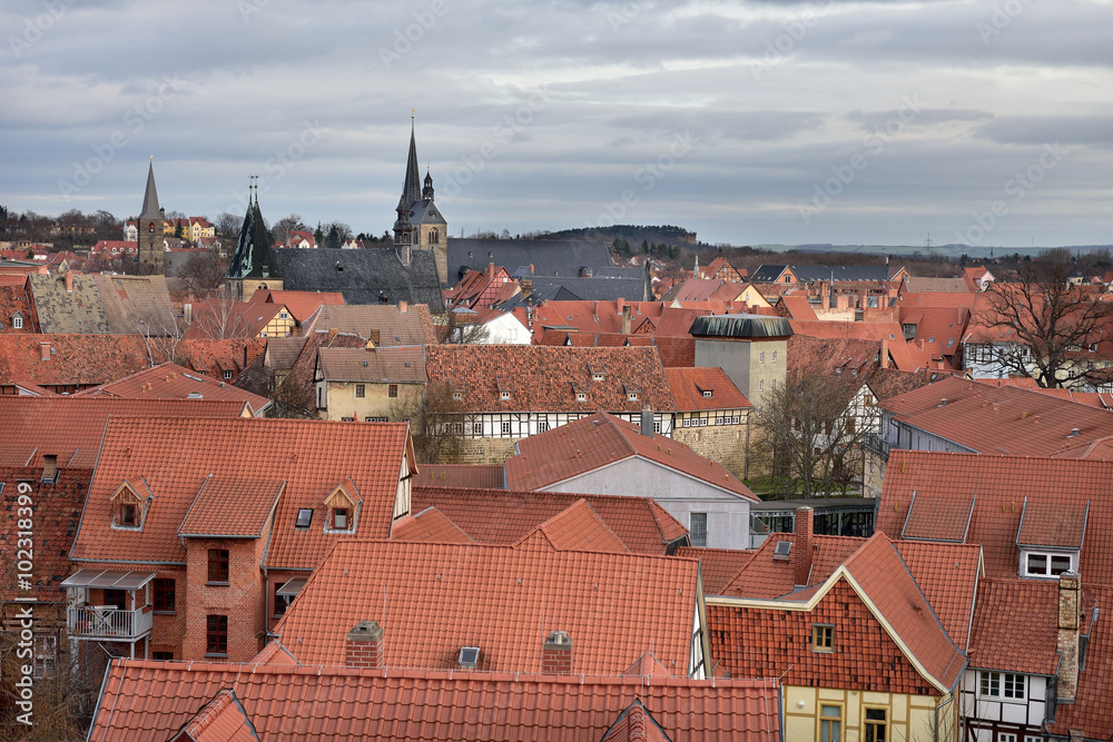 Quedlinburg - Dächer der Altstadt